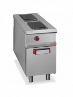 Stove with 2 electric plates, cupboard - PASS-THROUGH