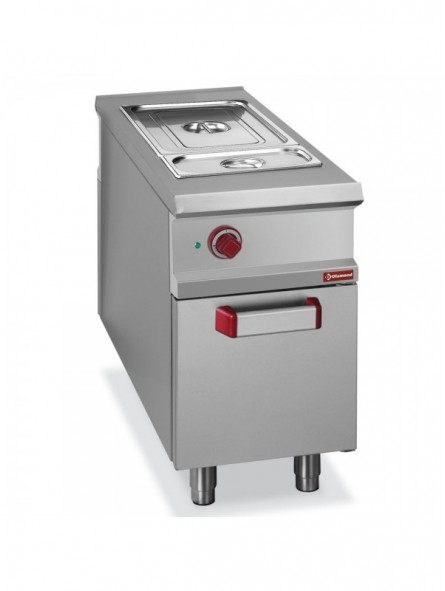 Electric bain marie 4x GN 1/3, cupboard - PASS-THROUGH