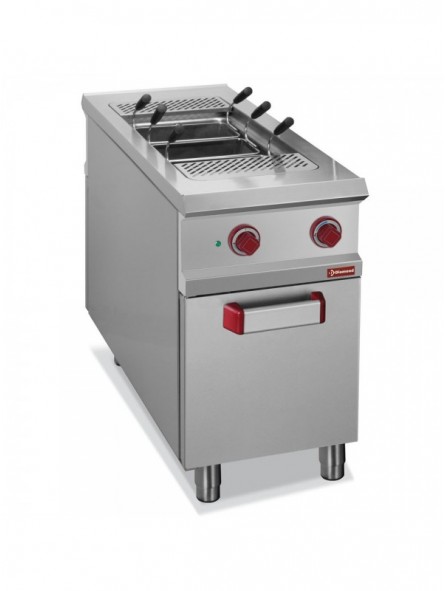 Electric pasta cooker, 1 tank 40 liters, on cupboard - PASS-THROUGH