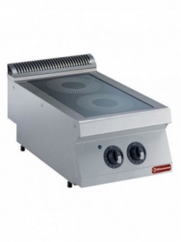 Cuisinière électrique vitrocéramique, 2 zones -TOP-