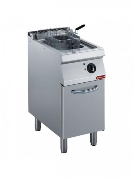 Electric fryer 14 liters, on cupboard