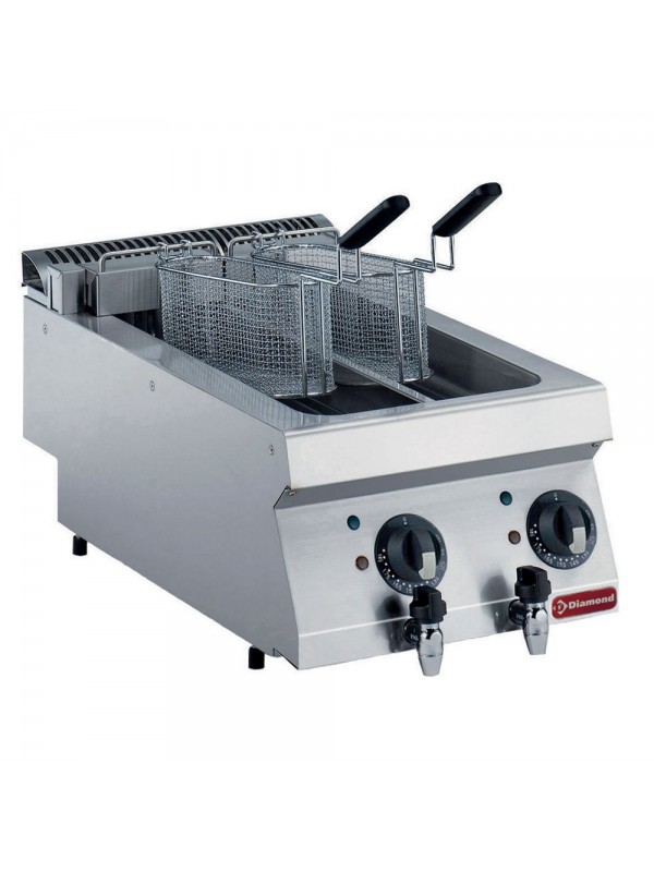 Electric fryer 2 basins of 5 liters -TOP-