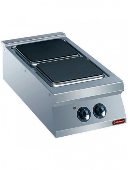 Electric cooker, 2 cooking hobs -TOP-