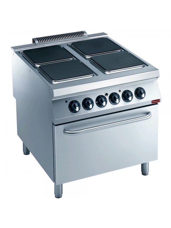 Elektrisch fornuis 4 platen op elektrische oven