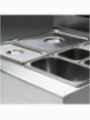 Electric bain-marie, 4 GN 1/3 h150 mm -TOP-