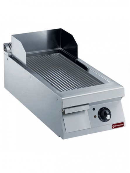 Ribbed electric cooking plate -TOP-