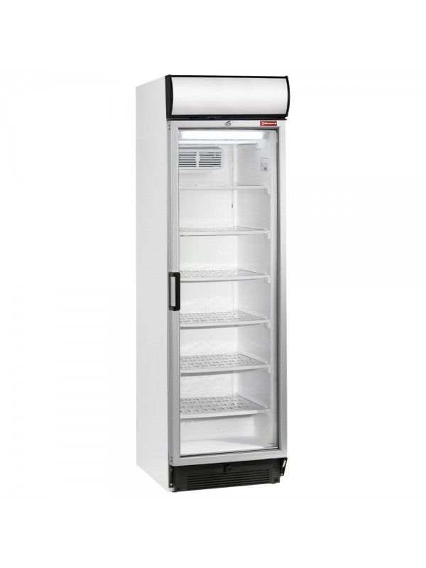 Static/ventilated negative T° display, 380 liters, light box