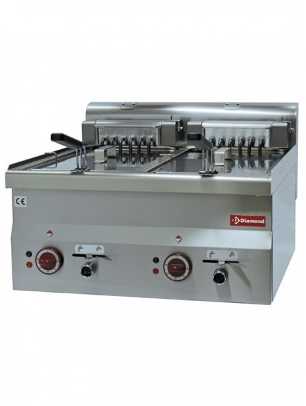 Electric fryer, 2 basins 10 liters -Top-