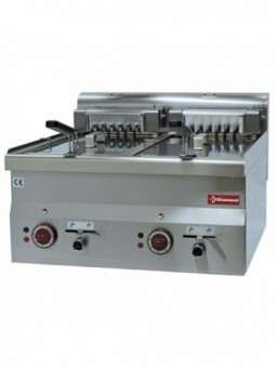 Electric fryer 2 basins 10 liters -Top-