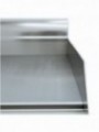 Ribbed electric cooking plate -Top-