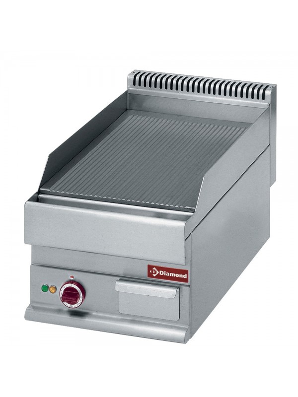 Ribbed electric cooking plate -top- "Alpha 650"