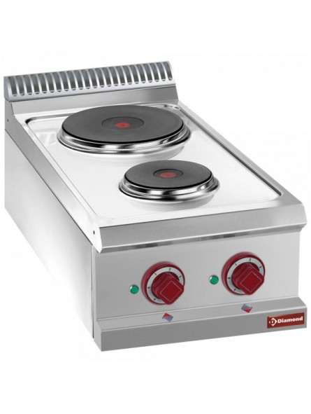 Elektrische kookplaat 2 ronde platen -Top-