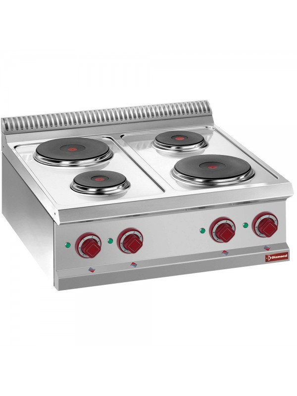 Elektrische kookplaat 4 ronde platen -Top-