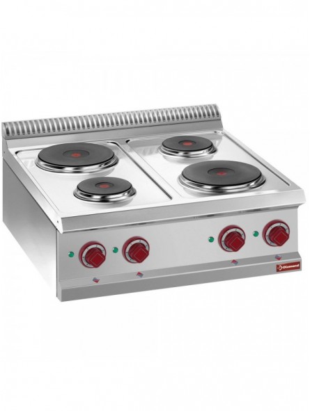 Elektrische kookplaat 4 ronde platen -Top-