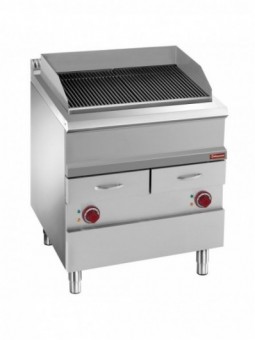 Electric steam grill, module 1/1, grid in cast iron "double sided"