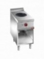 Induction wok, on open cupboard