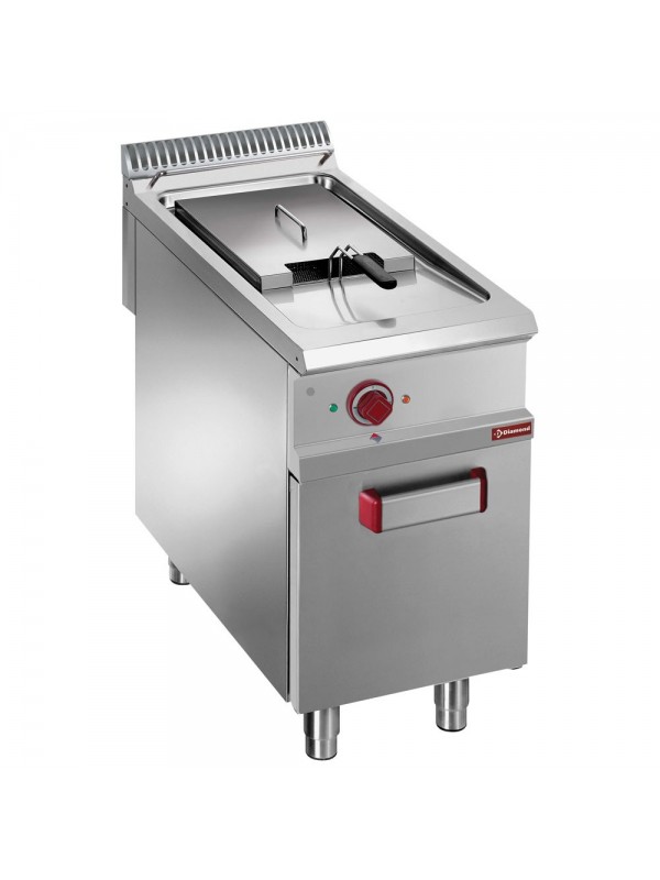 Electric fryer 1 tank 18 liters on closed cupboard