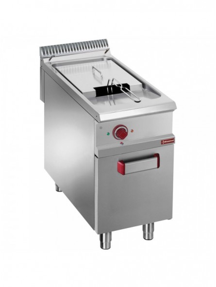 Electric fryer 1 tank 21liters on closed cupboard