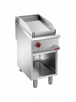 Electric fry top, module 1/2, open cupboard