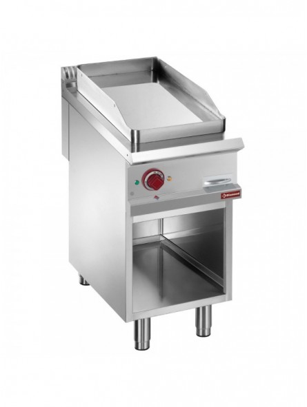 Electric fry top, module 1/2, open cupboard