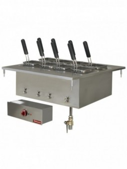 Electric pasta cooker, 40 liters, drop in