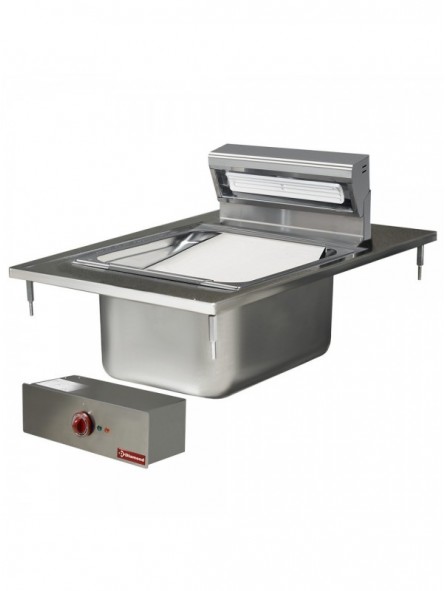 Salting basin for fries GN1/1, electric, drop in