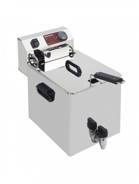 Electric table top fryer 10 liters + tap
