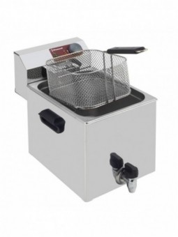 Electric table top fryer 8 liters + tap