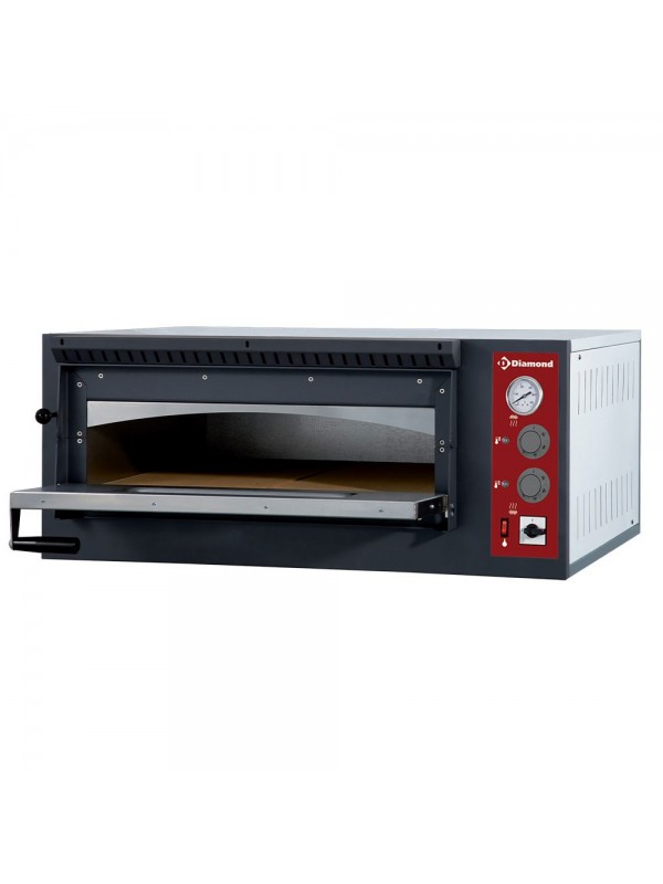 Elektrische oven 6 pizza's, 1 kamer