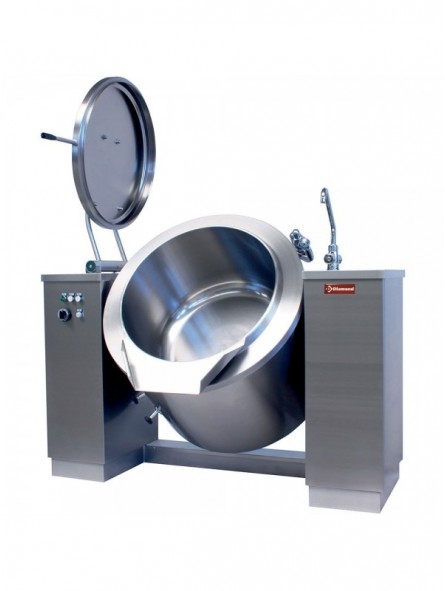 Elektrische kantelbare kookketel 200 liter, indirecte verwarming
