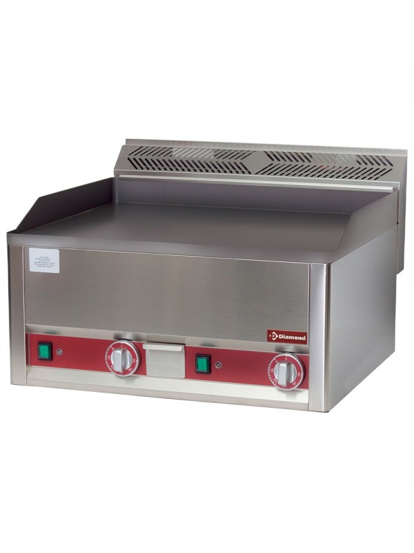 Double electric flat cooking plate -Top-