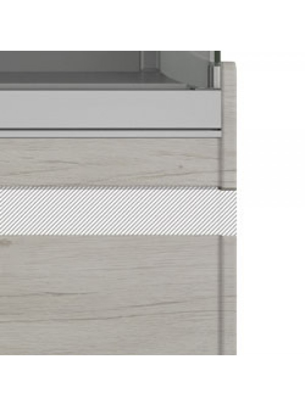 Standard configuration: Wooden pediment - CLEAR WOOD