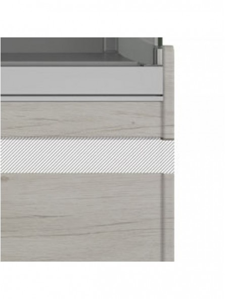 Standard configuration: Wooden pediment - CLEAR WOOD