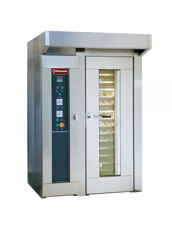 Rotary oven for bakery and pastry, 15 or 18 Levels (450x650 mm or 500x700 mm)