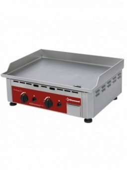 Gas griddle plate, double,stainless steel surface
