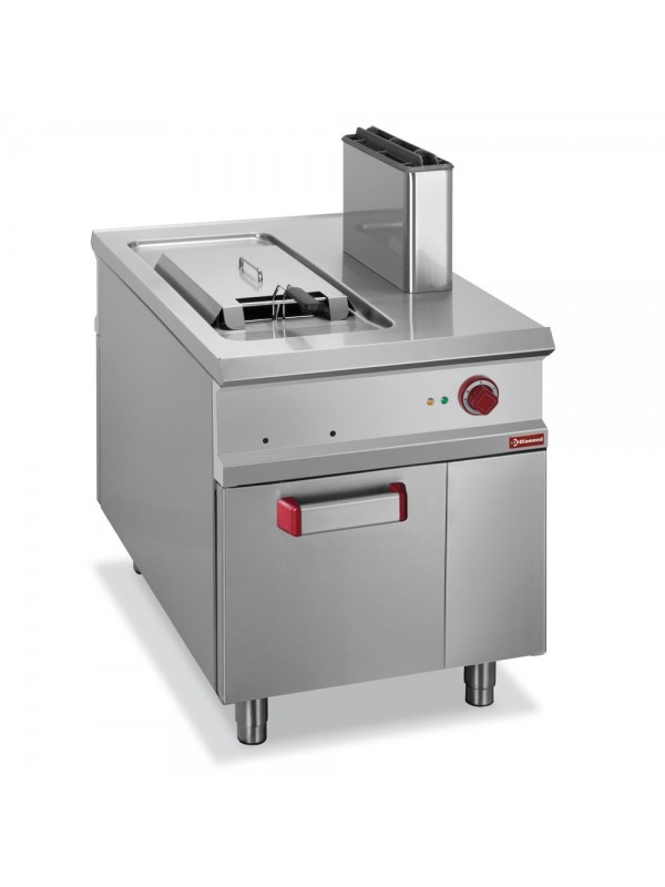 Gas fryer 1 tank 18 liters on cupboard - PASS-THROUGH