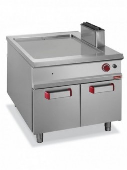 Smooth gas fry top,  cupboard - PASS-THROUGH