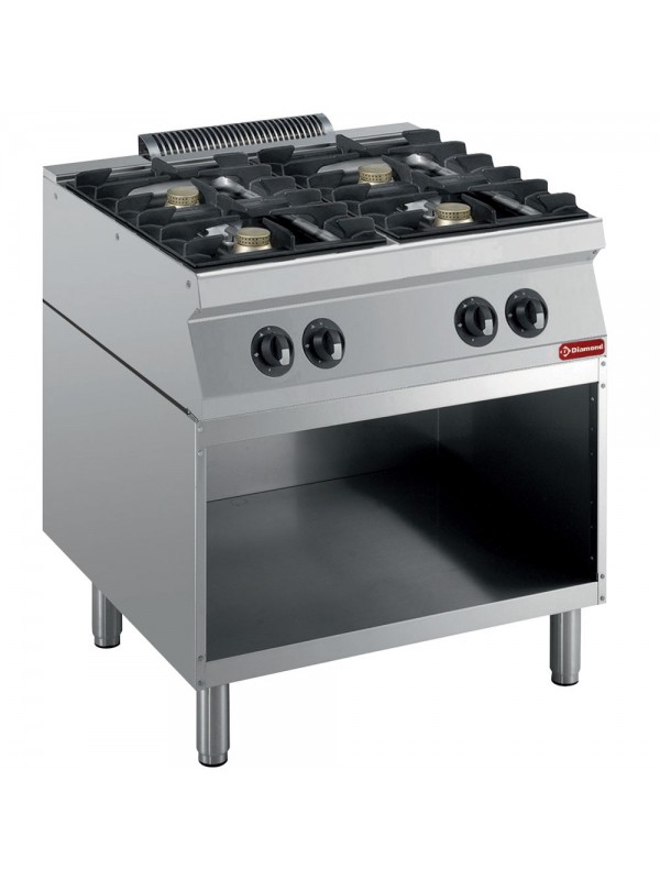 Range consist of : 4 burners & open base