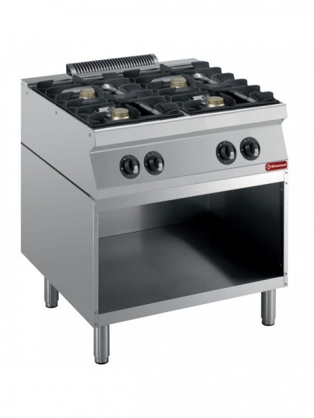Range consist of : 4 burners & open base