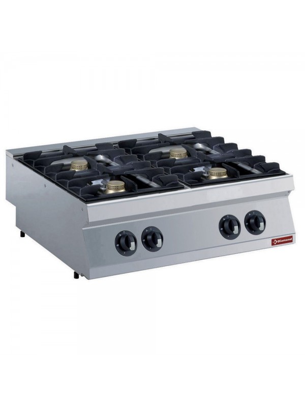 Gas cooker 4 fires, 4x 5.5 KW -TOP-