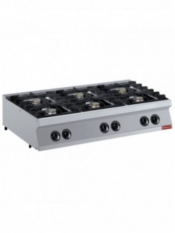 Gas cooker 6 fires, burners 6x 5,5 kW -TOP -