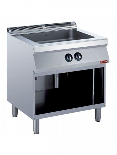 Multifonctional bratt pan and gas cooker, "Compound" tank, 22 liters