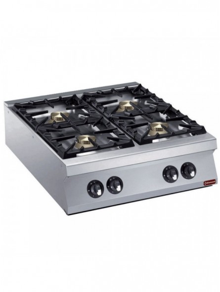 Gas cooker 4 burners -TOP- "POWERFUL"