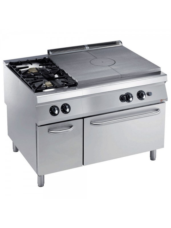 Cooker, cooking hob, 2 burners, gas oven