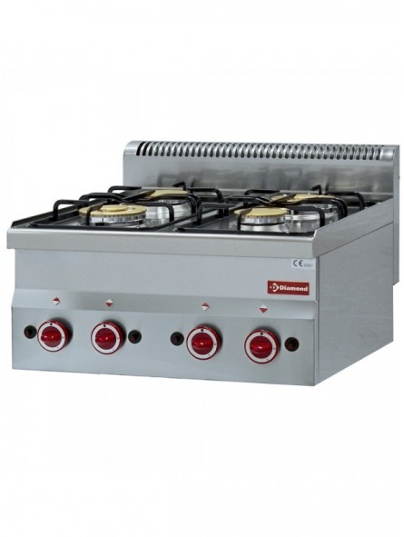 Gas cooker 4 burners -Top-