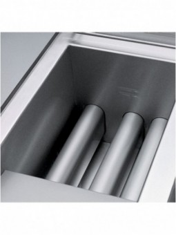 Gasfriteuse met 2 kuipen van 8 liter -Top-