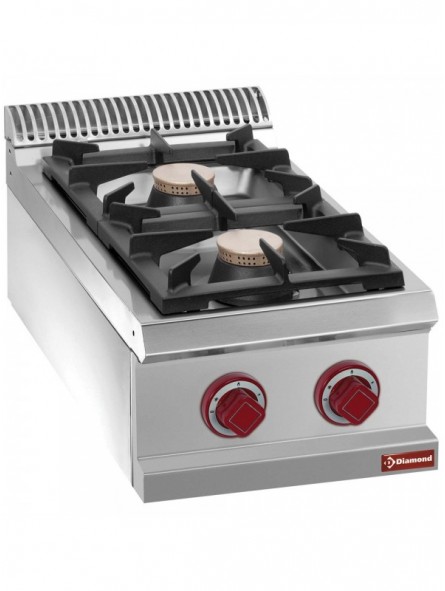 Gas cooker 2 burners -Top-