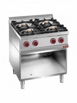 Range consist of : 4 burners & open base