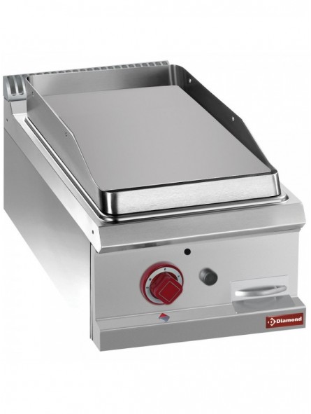 Gas fry top smooth, module 1/2  -TOP-