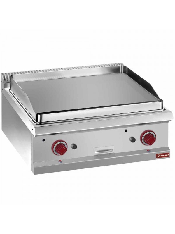 Gas fry top smooth, module 1/1  -TOP-